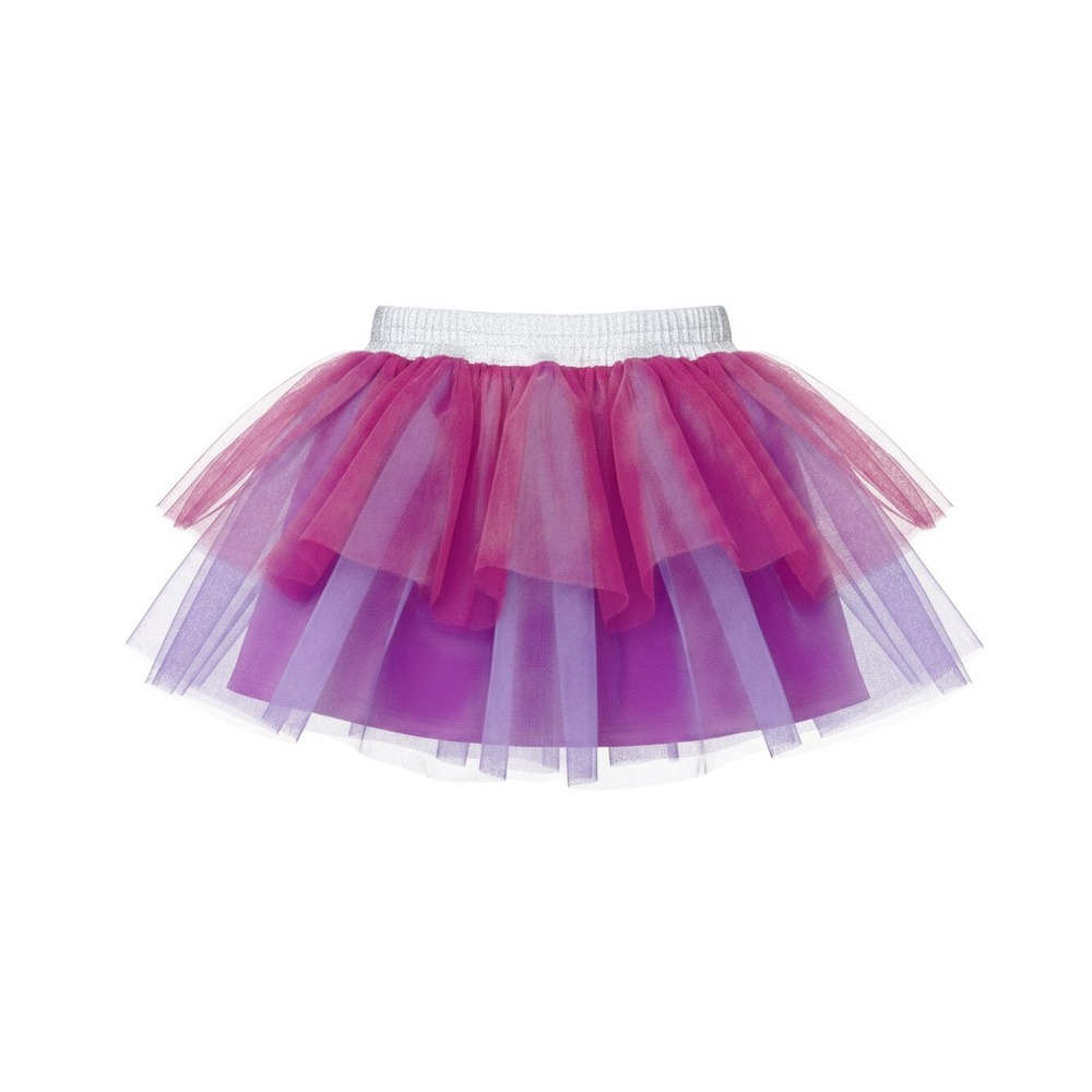 My Little Pony Tutu Skirt Girls Large 10/12 Pink Purple Layered Tulle Glitter